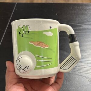 Golf-Themed Ceramic Mug